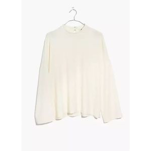 Madewell Moderne Mockneck Long Sleeve Blouse